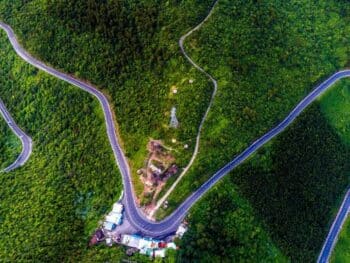 Panorama of Hai Van Pass