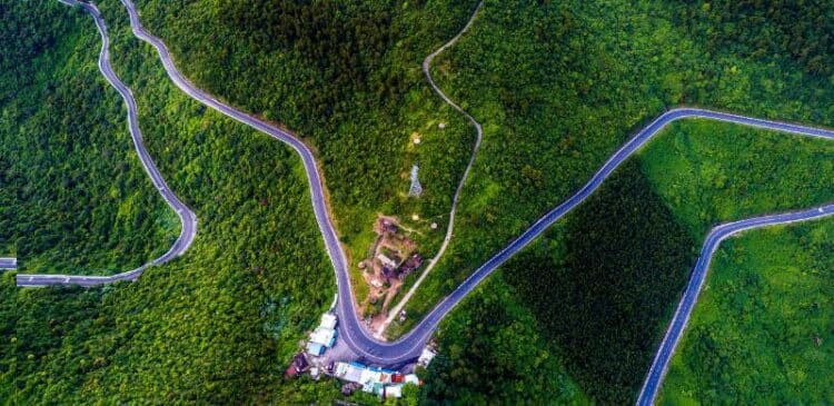 Panorama of Hai Van Pass